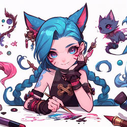 Jinx and that silly cat
