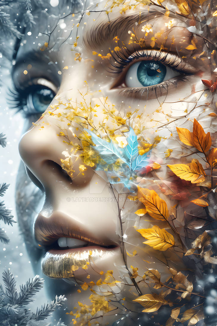 Winter-Spring-Summer-Autumn Girl by laneadoe on DeviantArt