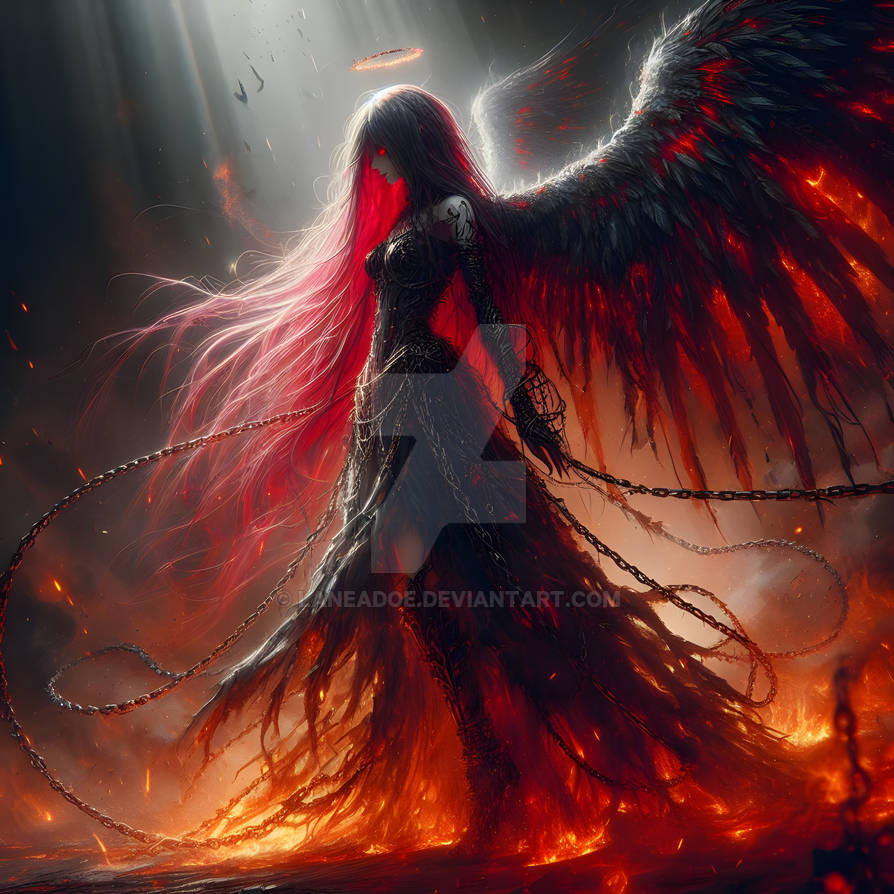 Archangel Raging Burning Archangel by LaneaDoe on DeviantArt