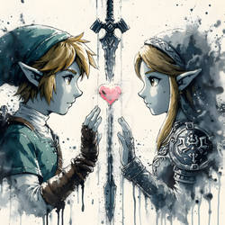 Link And Zelda