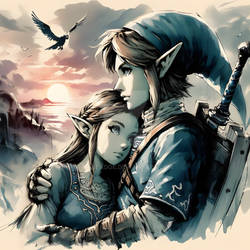 Link and Zelda