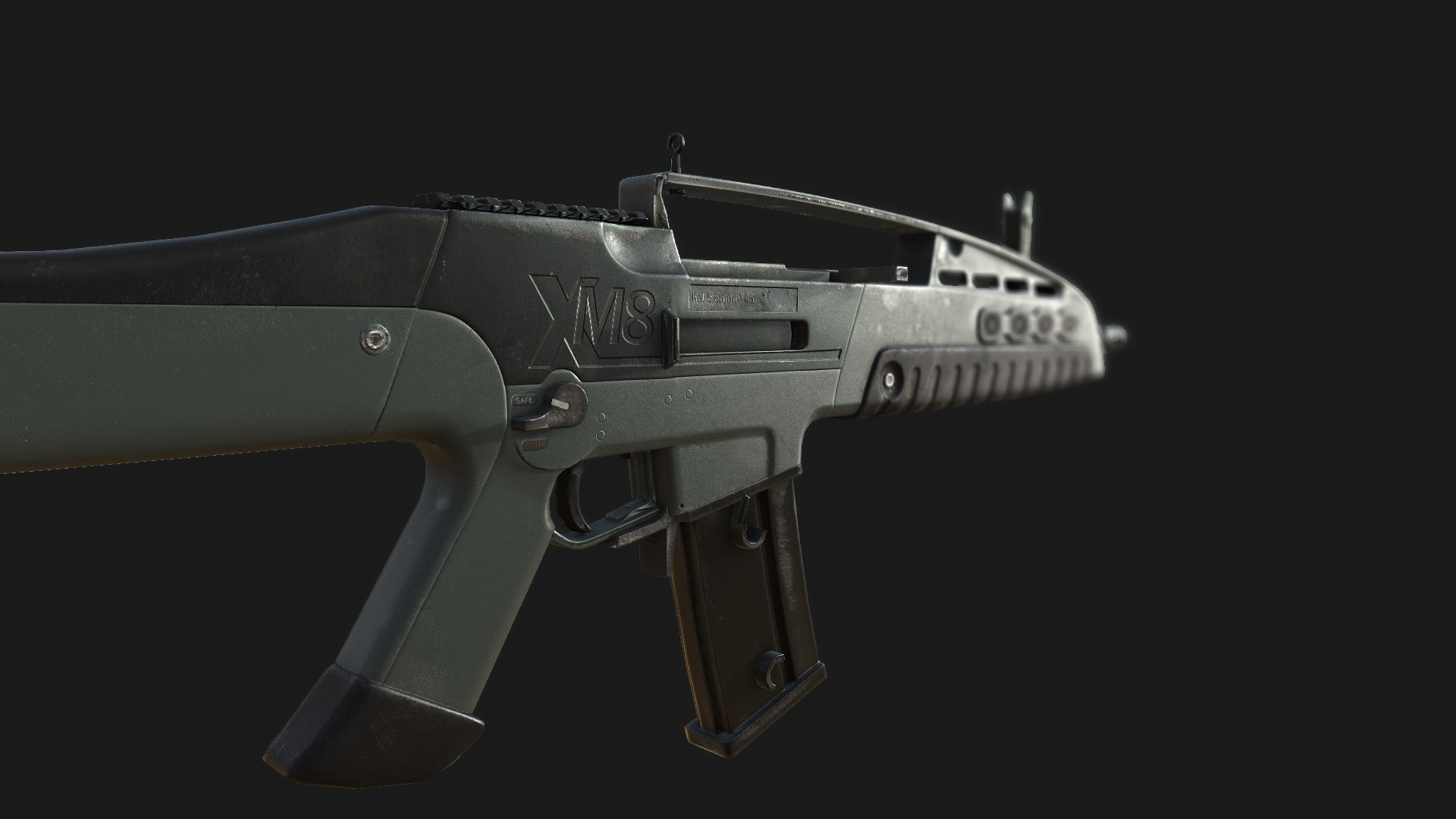 Xm8 Front View XM8 Render by MYSE1234 on DeviantArt