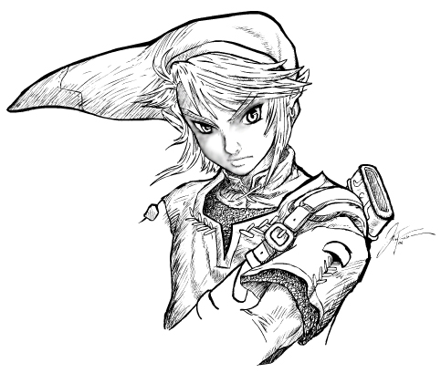 Legend of Zelda - Link - sketch v2