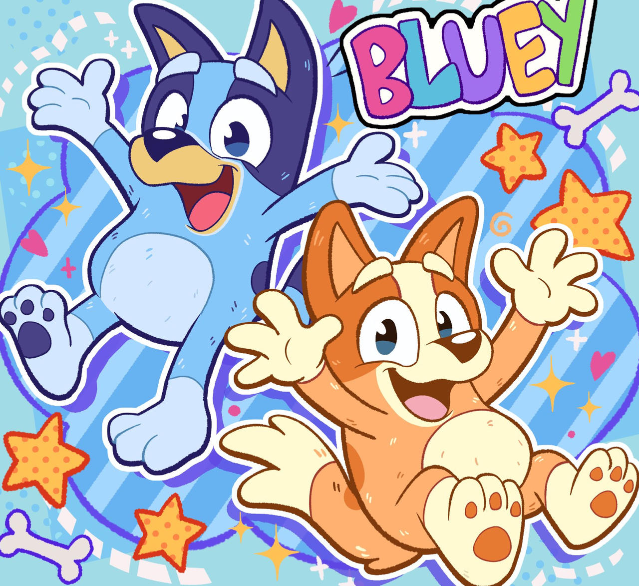 Bluey Adventure Deviantart Bluey by honeyTania on DeviantArt
