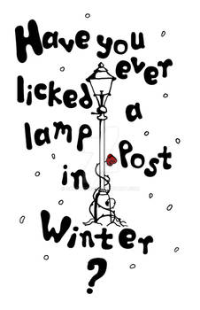 Lamppost In Winter