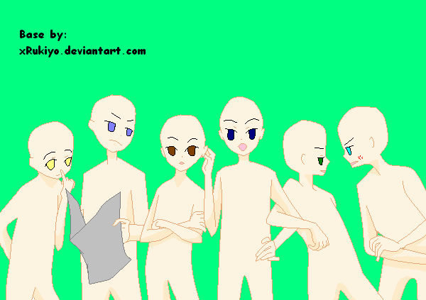 Character Base Party Group Base by xRukiyo on DeviantArt