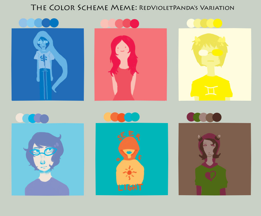 Color Palette Meme by uglyduckbella on DeviantArt