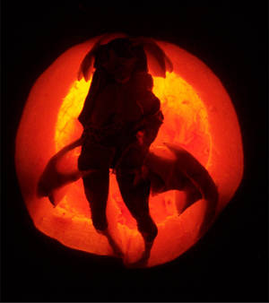 Morrigan jack o lantern