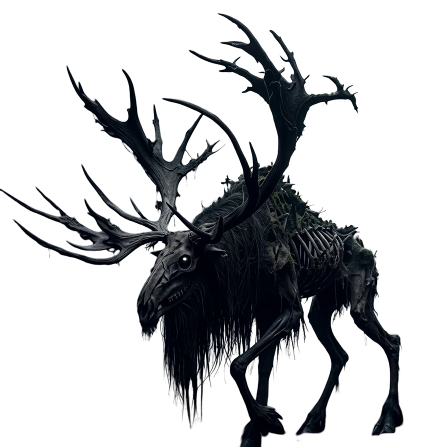Windego Rabbit Wendigo moose by DracoAwesomenessRex on DeviantArt
