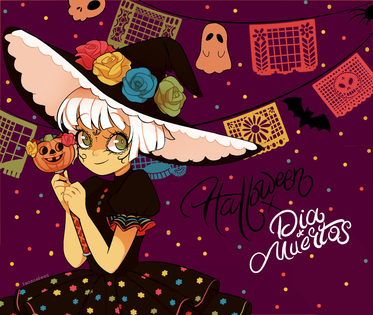 Halloween X Dia De Muertos by Isosceless on DeviantArt