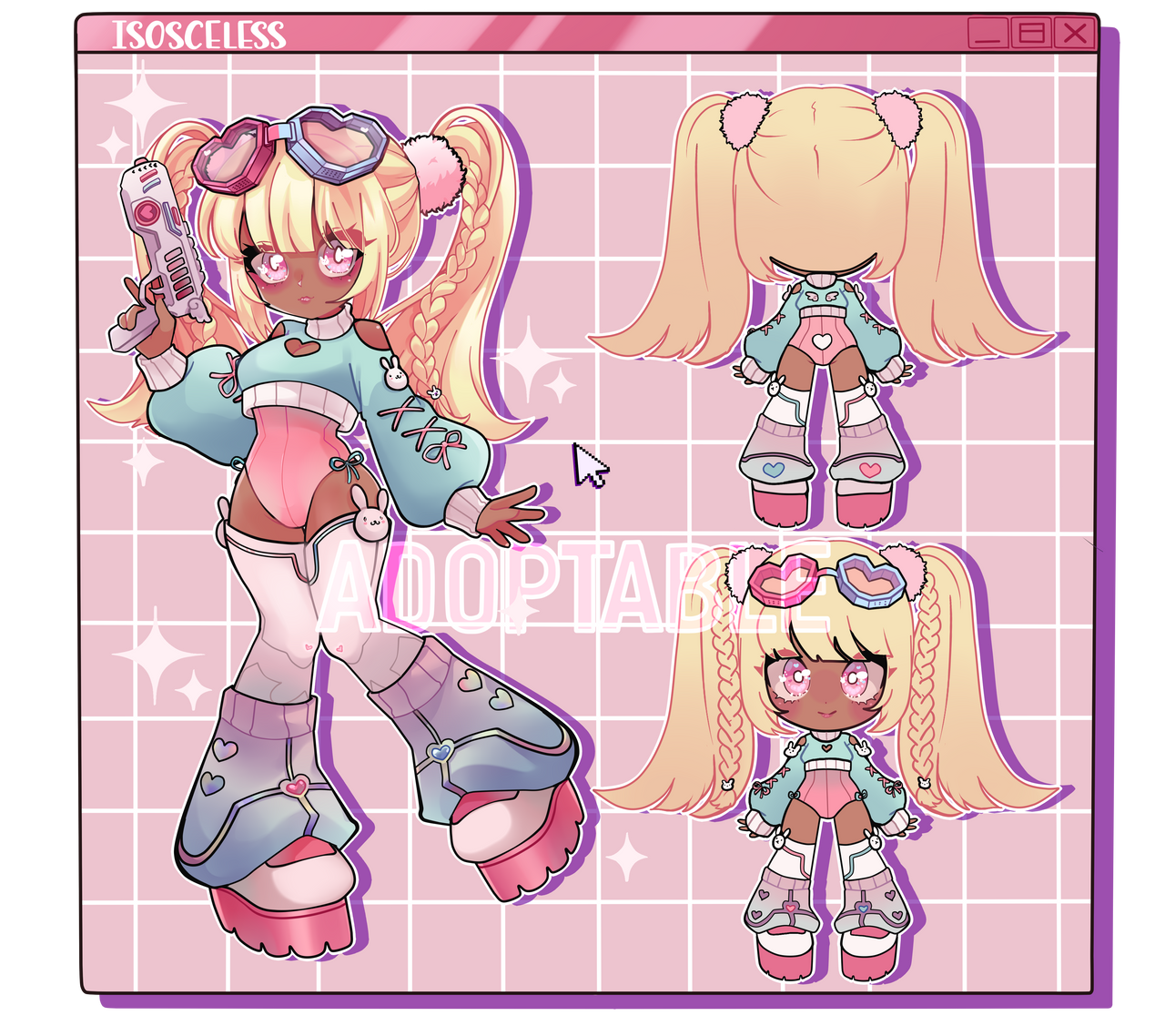Isosceless Deviantart Adoptable Closed -Cyberdiva- by Isosceless on DeviantArt