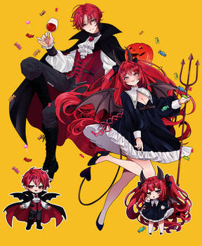 vampire and demon