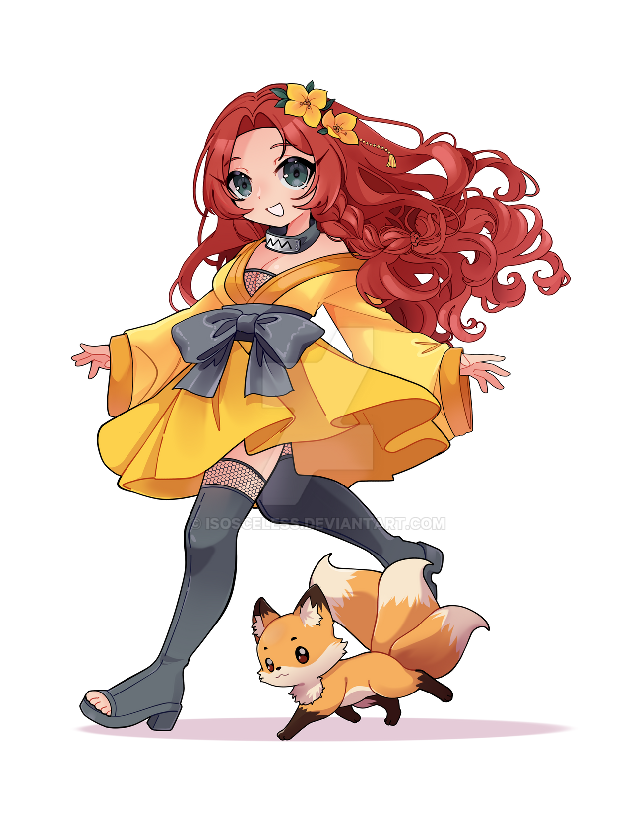 Isosceless Deviantart fox -commission- by Isosceless on DeviantArt