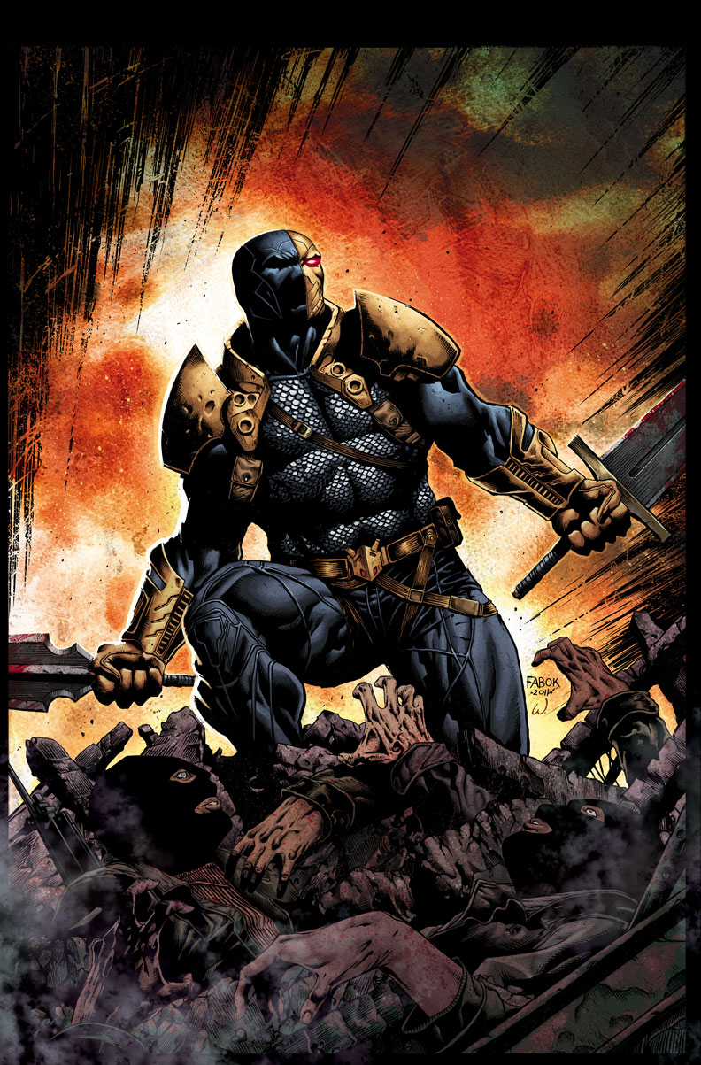 Deathstroke 8 cover Colors