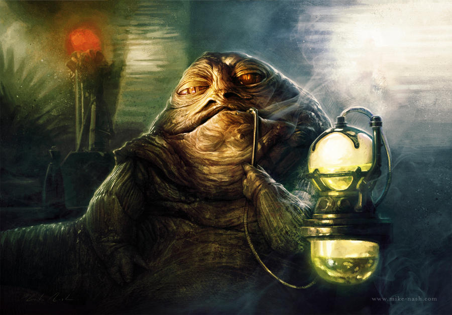 Jabba The Hutt by mikenashillustration on DeviantArt