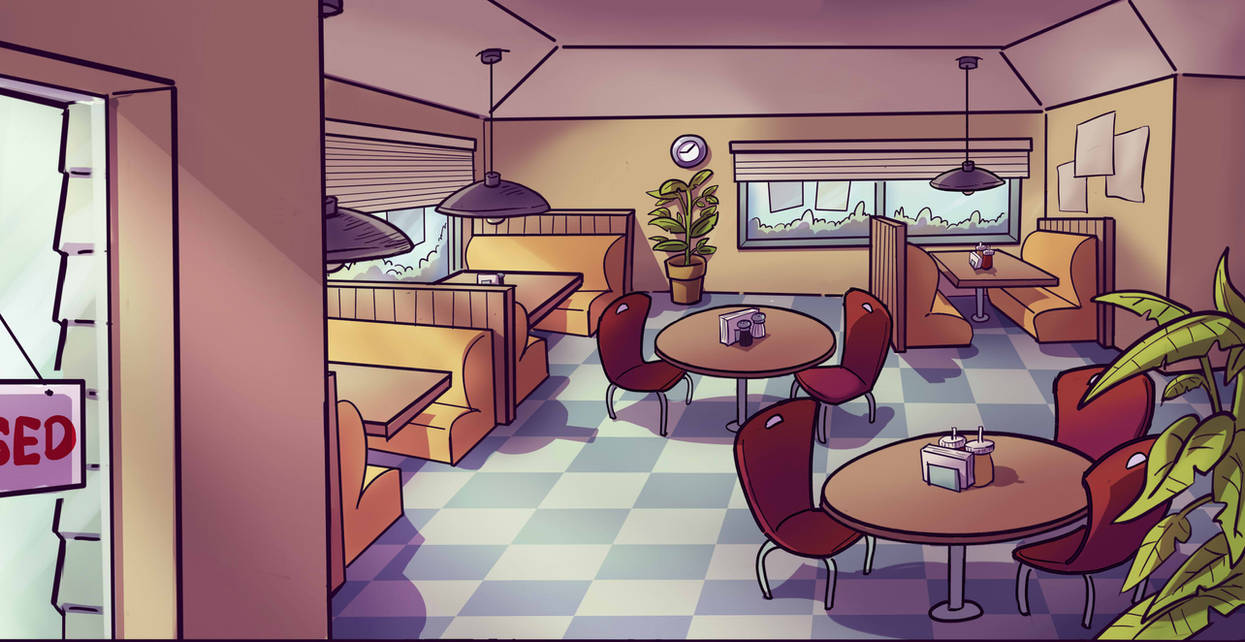 Diner Interior by AlbyKinz on DeviantArt