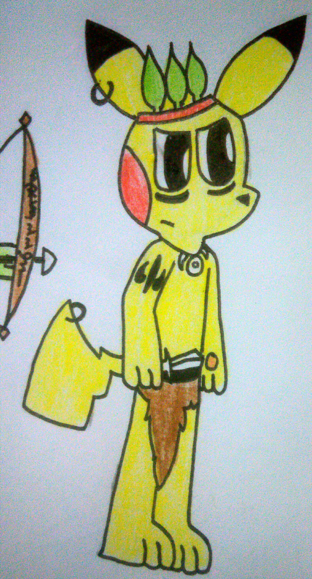 Native Pikachu Tribal Pikachu by ClarenzeSinghson on DeviantArt