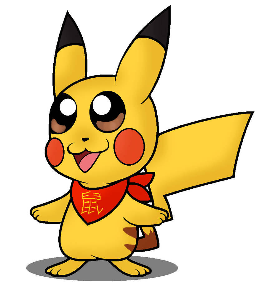 Chinese New Year Pikachu by ClarenzeSinghson on DeviantArt