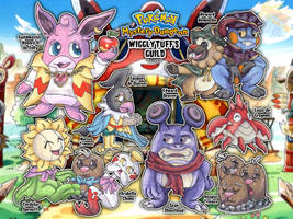 Wigglytuff's Guild characters in my style!