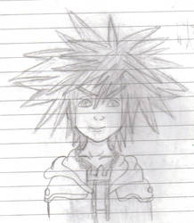 My first drawing of Sora