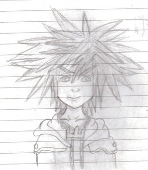 My first drawing of Sora