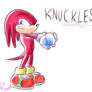 Pinkish Red Knuckles