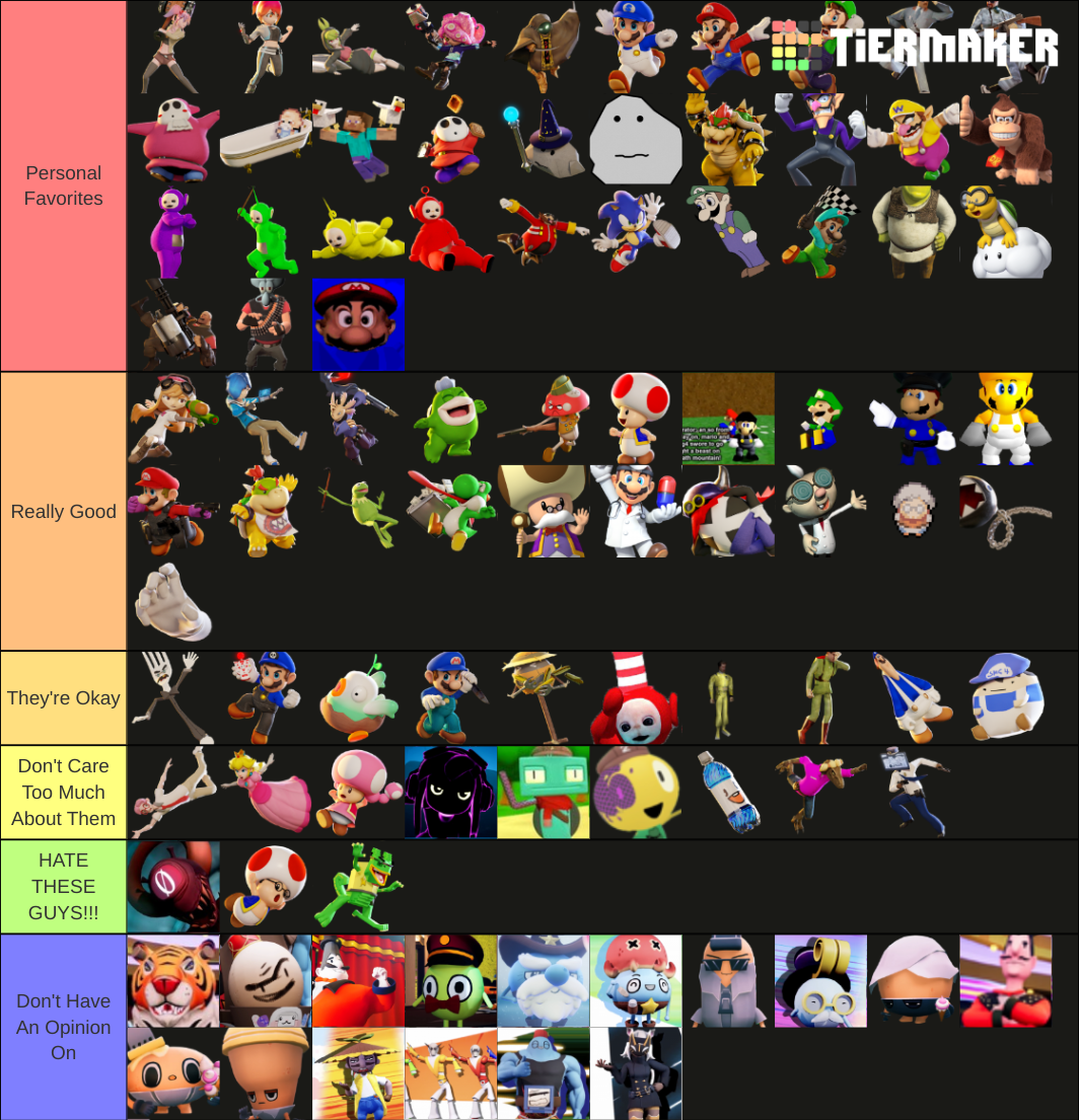 My tier list brawl stars  Brawl, Stars, Mario characters