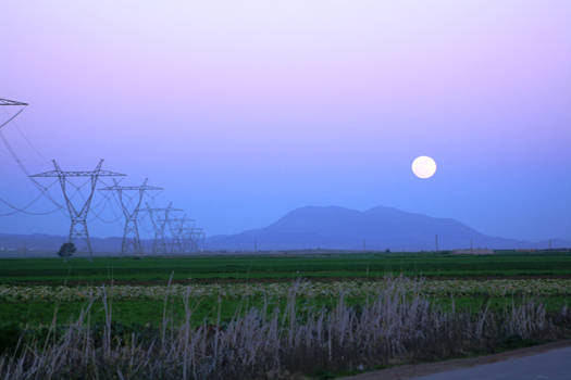 Moon kissing Mountain