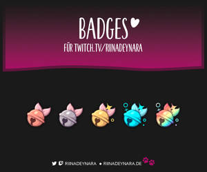 Sub Twitch Badges [RiinaDeynara]