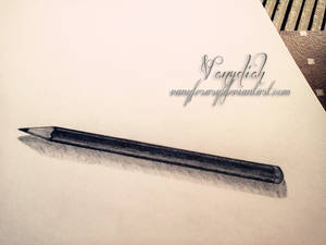 Pencil. ~3D Drawing