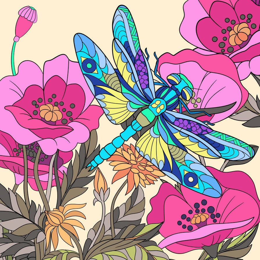 Deviantart Compostfly Dragonfly - Collaboration with JOYFULNBLISS by ShineDeviarts on DeviantArt