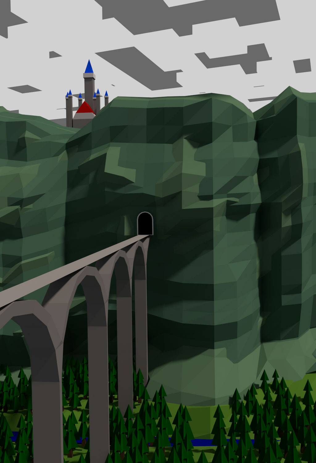 Castle on the Cliff by CzarSquid