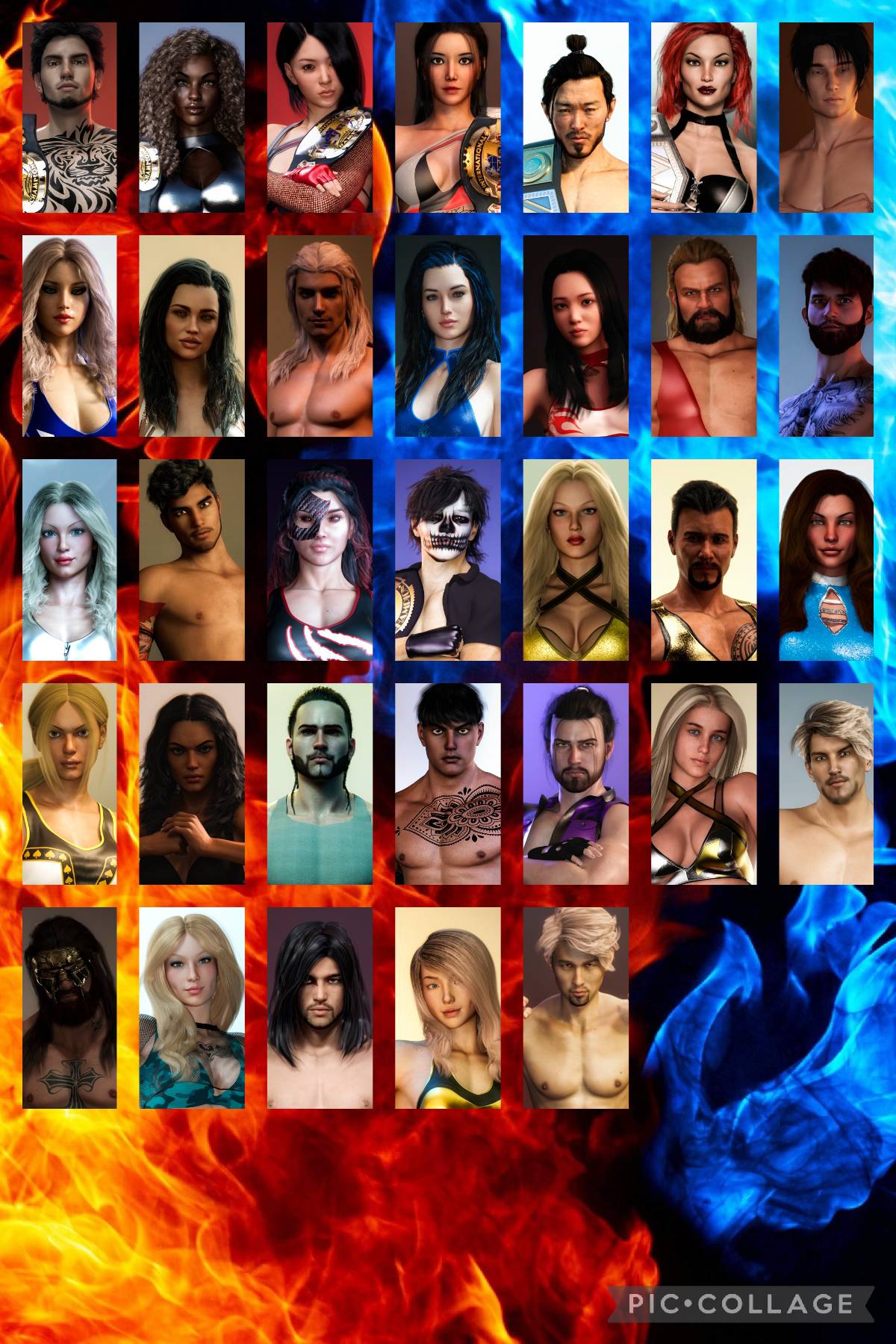 WEW International Roster Update by shaqkill on DeviantArt