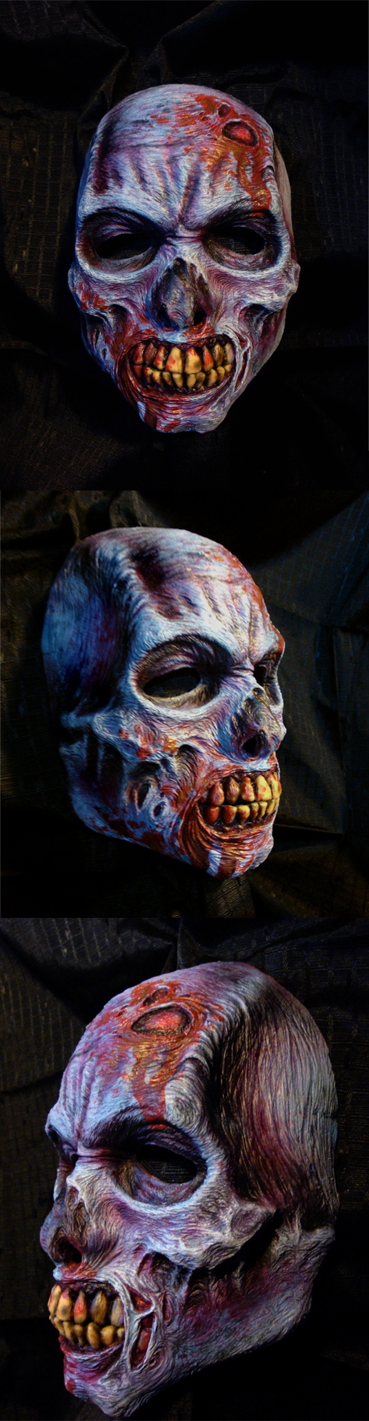 Zombie Mask:  freezer burn