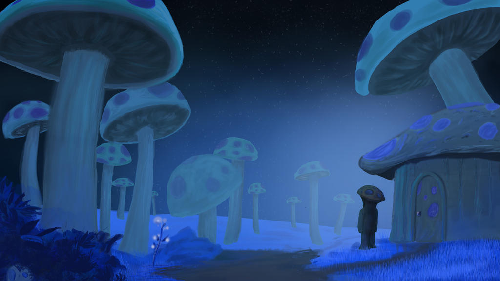 Terraria - Glowing Mushrooms