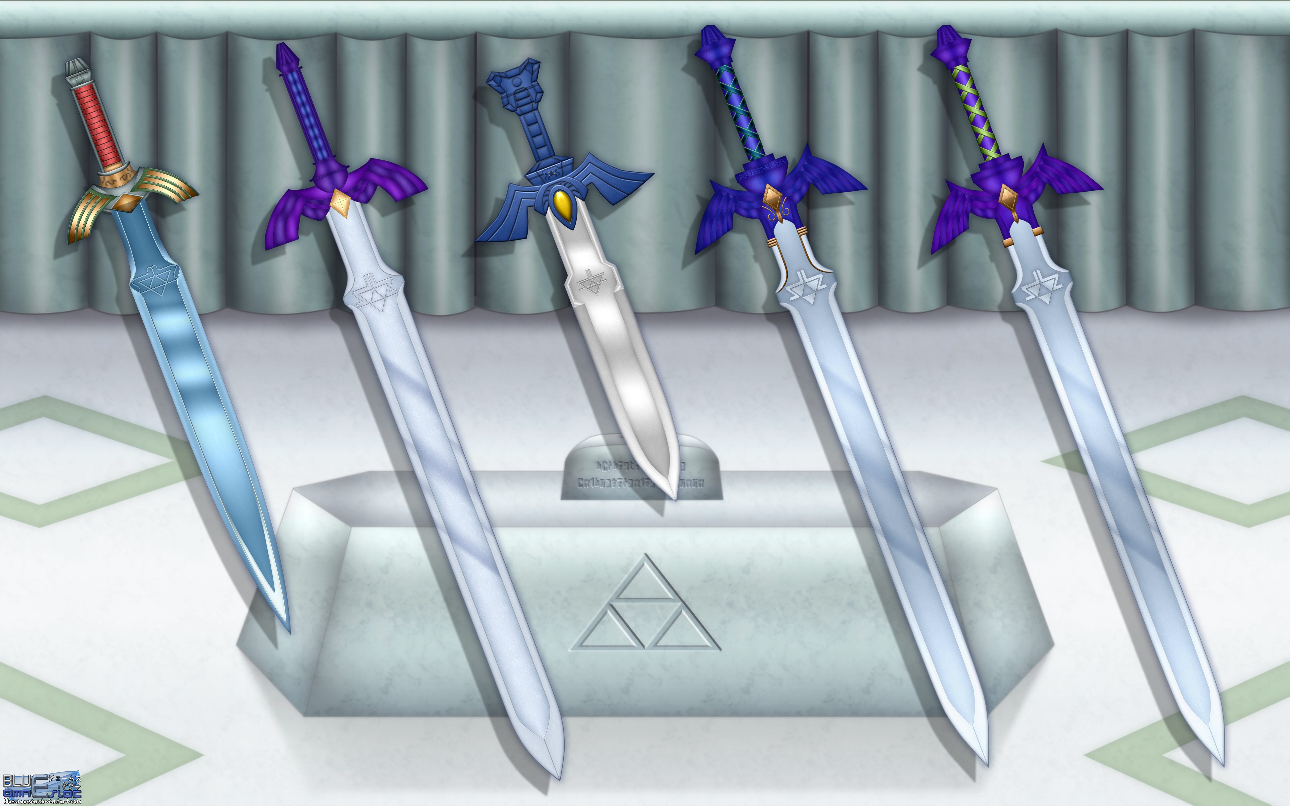 Evolution of the Master Sword Wallpaper XXL