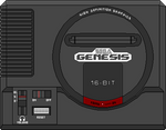 Sega Genesis by BLUEamnesiac