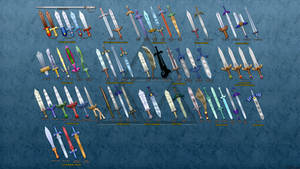 Evolution of Link's Sword Wallpaper