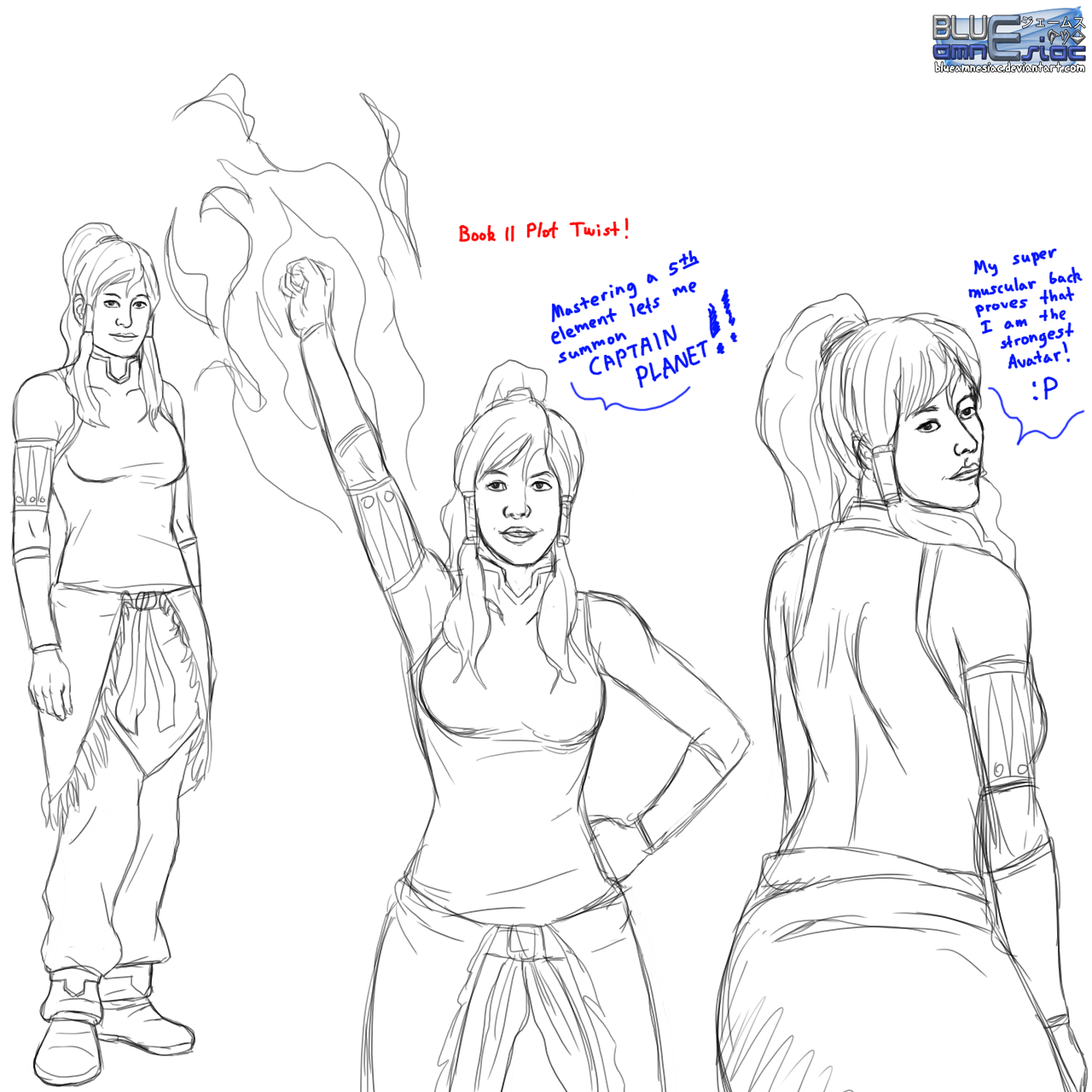 Legend of Korra Doodles 08072012