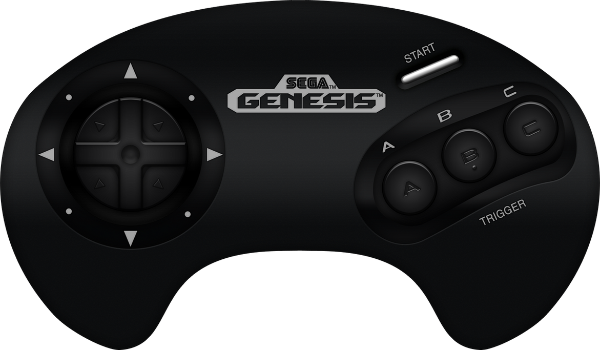 Sega Genesis 3-Button Controller by BLUEamnesiac on DeviantArt