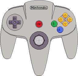 Nintendo 64 Controller by BLUEamnesiac