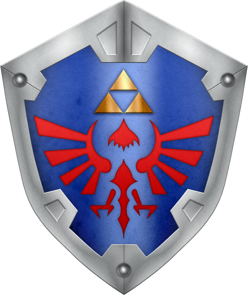 hylian shield zelda link between worlds.