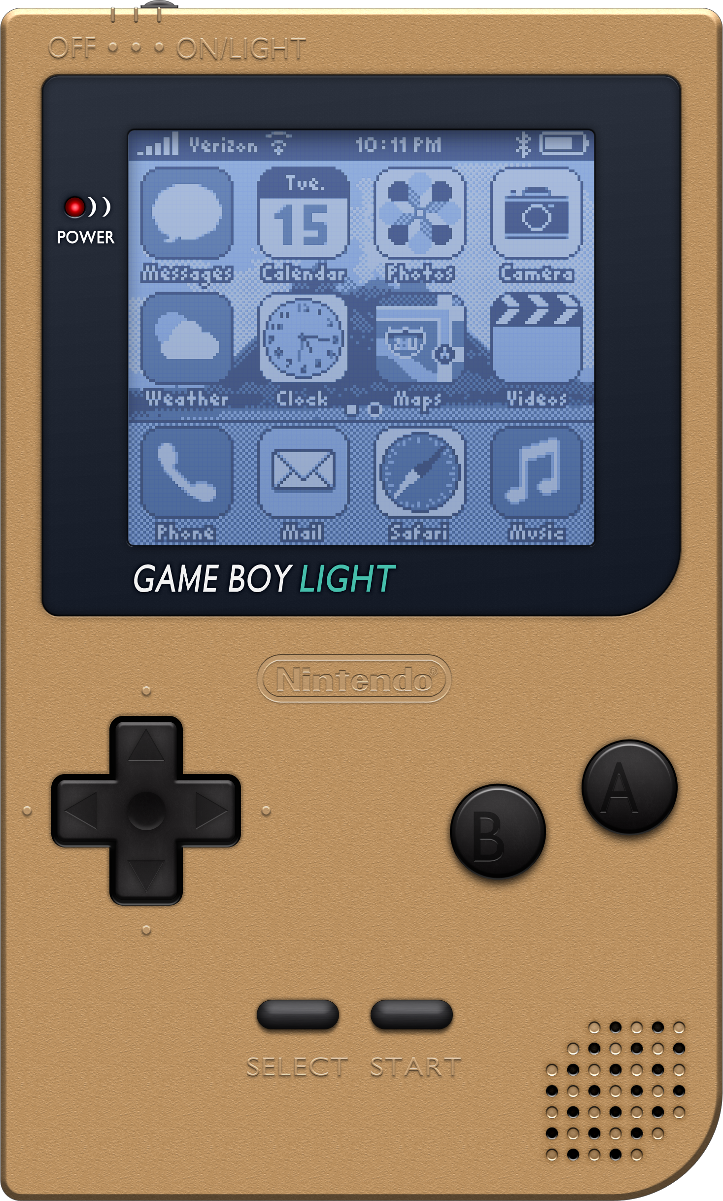 Nintendo Game Boy Light [Gold]