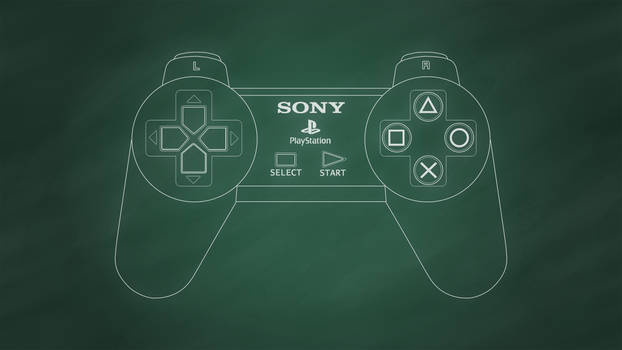 PlayStation Controller [Chalkboard]