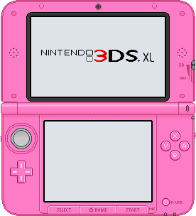 Nintendo 3DS XL [Pink] by BLUEamnesiac on DeviantArt