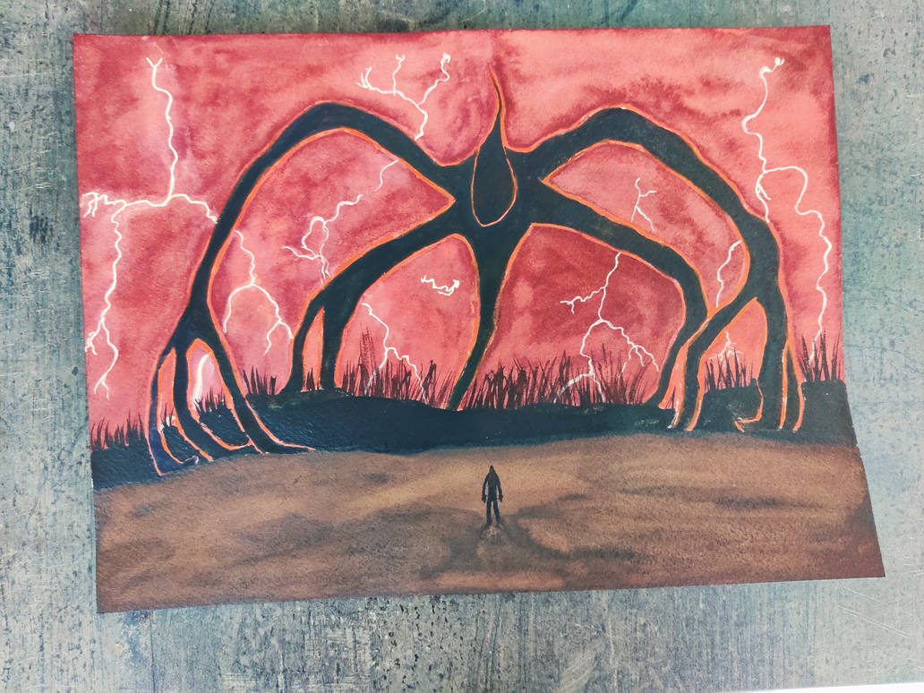 Strangers Things Mind Flayer Watercolor By Xersei On DeviantArt strangers-things-mind-flayer-watercolor-by-xersei-on-deviantart