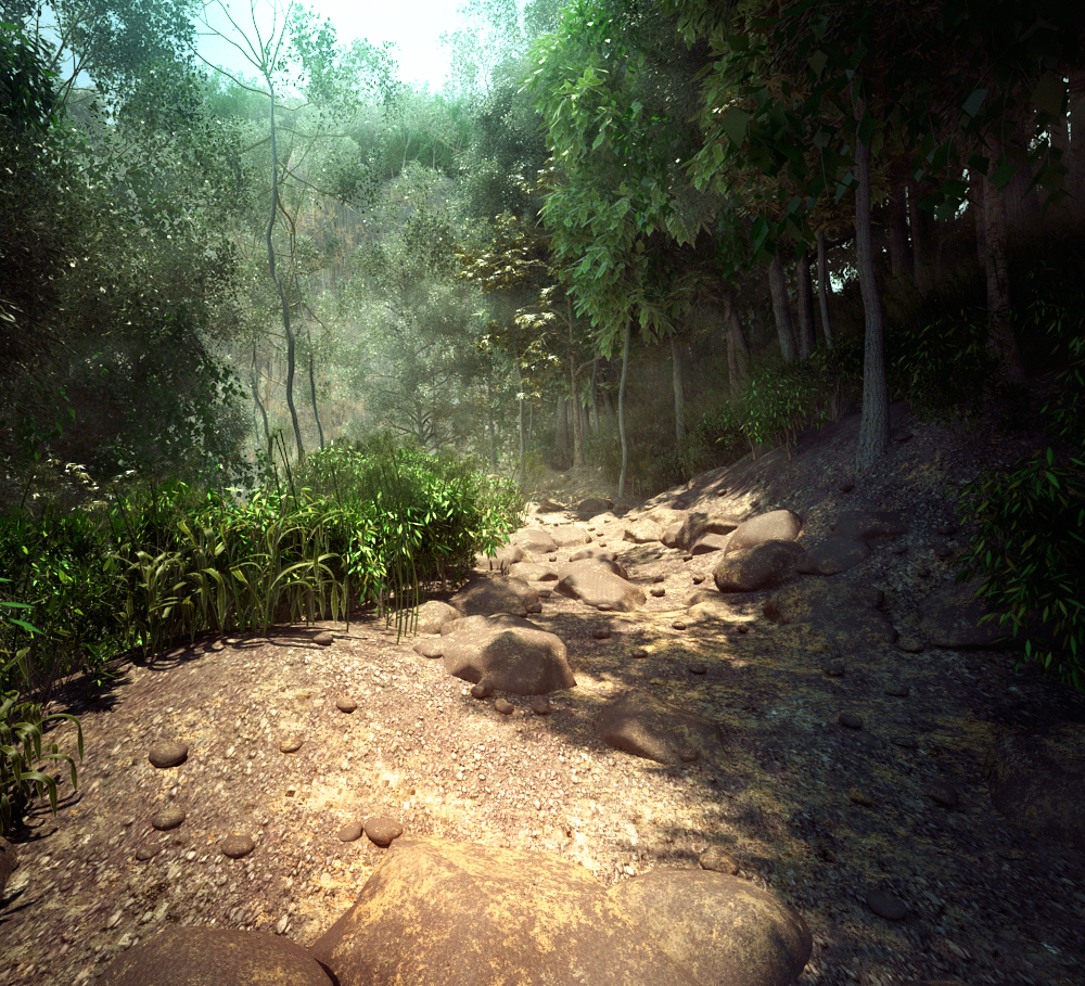 Path at the foothills