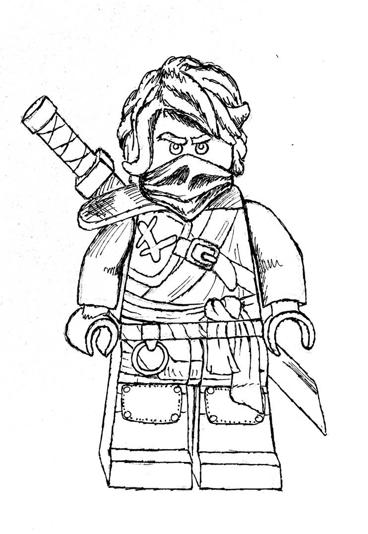 LEGO Ninjago Lloyd Garmadon Colouring Page by Giston on DeviantArt