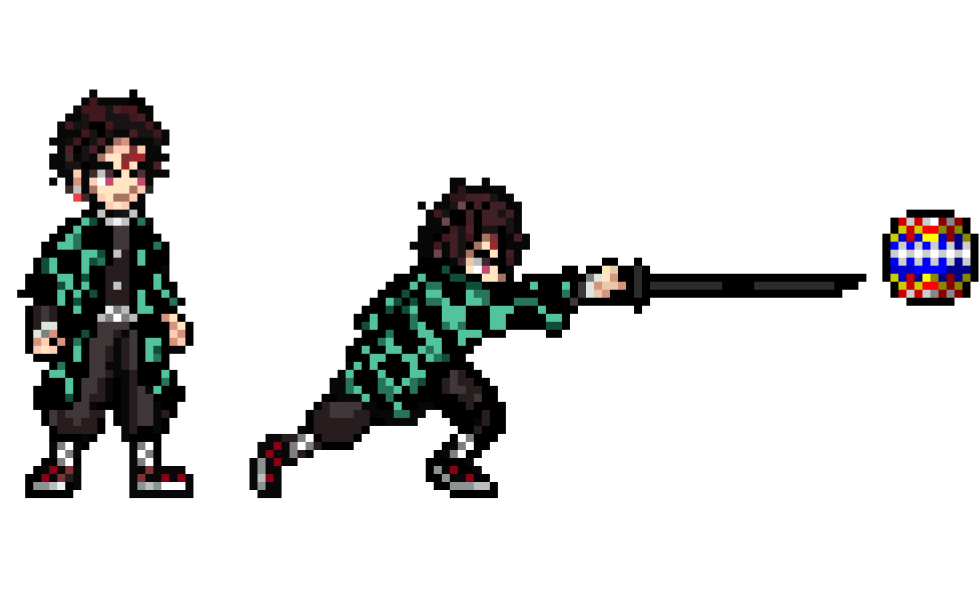 Gif Tanjiro Kamado sprite jus by hatsu95 on DeviantArt