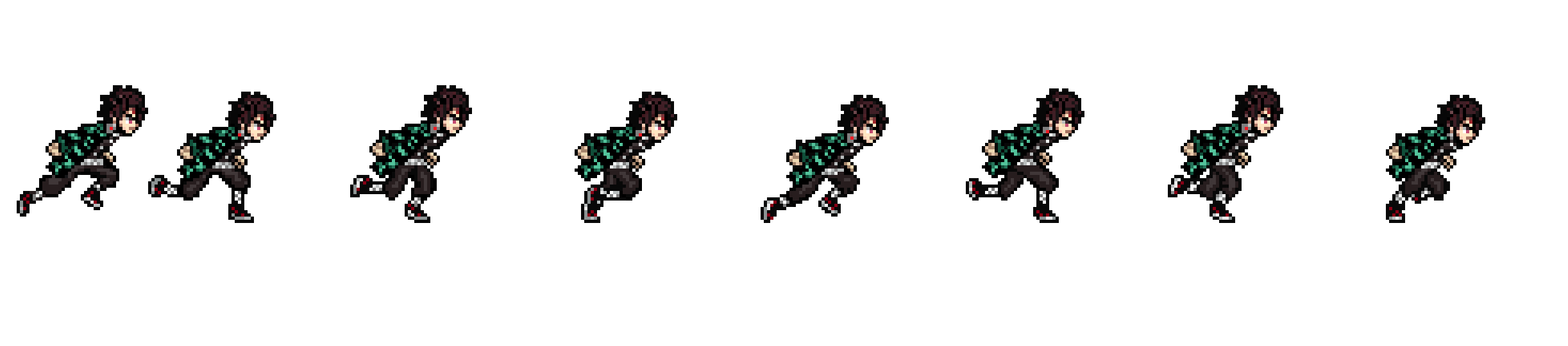 Tanjiro correr beta sprites jus by hatsu95 on DeviantArt